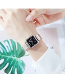 Gaiety  Simple Silver Women Watches Exquisite Stainless Steel Ladies Wristwatches  Minimalist Female Quartz Clock