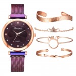 5pcs Purple Watch