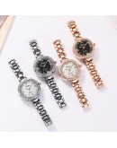 Lvpai Top  2pc/set  Watches Ladies Beautiful Roman Numerals Watch Set Bracelet Dress Wristwatch Female Clock Montre