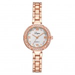 1pc-Rose Gold White