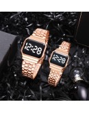  Digital Watches For Women Men Unisex Colorful LED Ladies Quartz Watch Dress Female Clock Relogio Feminino