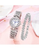 Diamond Women   Watch Rhinestone Elegant Ladies Watches Rose Gold Clock Wrist Watches For Women Relogio Feminino