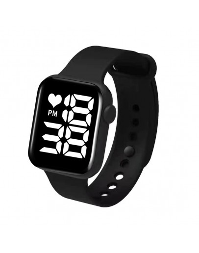 Sport Digital Watch Women Men Square Led Watch Silicone Electronic Watch Women's Watches Clock Fitness Wristwatch Kids Hours