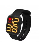 Sport Digital Watch Women Men Square Led Watch Silicone Electronic Watch Women's Watches Clock Fitness Wristwatch Kids Hours