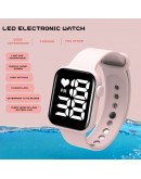 Sport Digital Watch Women Men Square Led Watch Silicone Electronic Watch Women's Watches Clock Fitness Wristwatch Kids Hours