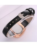 Watches Women Red Leather Strap Ladies Sport Watch Snake Rhinestone Creative Dial Triangle   Dress Quartz Watch