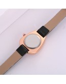 Watches Women Red Leather Strap Ladies Sport Watch Snake Rhinestone Creative Dial Triangle   Dress Quartz Watch