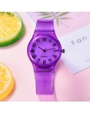 Watch Women Quartz Transparent Cartoon Lovely Girls Women Dress Wrist Watches Sport Casual Ladies Pink Watch  s