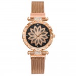 1pcs Rose Gold Watch