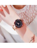 Luminous Watch  Women Watches  Elegant Magnet Buckle Mysterious Wristwatch Starry Sky Clock For Girlfriend Dropshipping