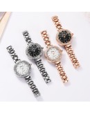 2pc/set Lvpai  Women Watches  Women Steel Rhinestone Watch Dress Business Silver Watches Ladies Reloj Mujer Relogio