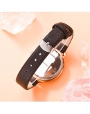 Gaiety  Women Watches  Removable Rhinestone Butterfly Watches Ladies Leather Dress Ladies Wrist Watches Female Clock