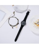 Gaiety  Watch For Women Dress Romantic Bracelet WristWatch  Ladies Leather Quartz Watch Clock Women zegarek damski