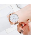   Ladies Watch Magnetic Mesh Belt Casual Simple Bracelet Quartz Watch Ladies Watch Clock Reloj Mujer Relogio Feminino