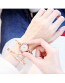 Women Watch Starry Sky  Bracelet Set Diamond Watches Casual Rose Gold Band Quartz Wristwatch Female Clock Relogio Feminino