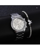 Diamond Women Watch   Rhinestone Elegant Ladies Wrist Watches  Gold Watch For Women Montre Femme Dropshipping