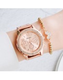 Diamond Women Watch   Rhinestone Elegant Ladies Wrist Watches  Gold Watch For Women Montre Femme Dropshipping