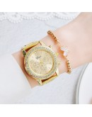 Diamond Women Watch   Rhinestone Elegant Ladies Wrist Watches  Gold Watch For Women Montre Femme Dropshipping