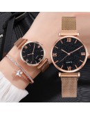  Watch For Women Starry Sky Dial Wrist Watches For Women Bracelet Mesh Magnetic Crystal Quartz Ladies Dress Clock Gifts