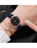  Watch For Women Starry Sky Dial Wrist Watches For Women Bracelet Mesh Magnetic Crystal Quartz Ladies Dress Clock Gifts