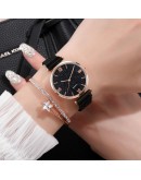  Watch For Women Starry Sky Dial Wrist Watches For Women Bracelet Mesh Magnetic Crystal Quartz Ladies Dress Clock Gifts