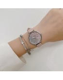 Elegant Women Romantic Starry Sky Wrist Watch Bracelet Leather Rhinestone Designer Ladies Clock Simple Dress Gfit Montre Femme