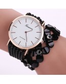 Women Casual  Geneva Creative Watches Elegant Quartz Bracelet ladies Watch Crystal Wrist Watch Reloj Mujer