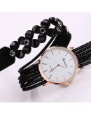 Women Casual  Geneva Creative Watches Elegant Quartz Bracelet ladies Watch Crystal Wrist Watch Reloj Mujer