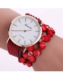 Women Casual  Geneva Creative Watches Elegant Quartz Bracelet ladies Watch Crystal Wrist Watch Reloj Mujer