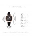  Watch Women Leather Watch Unique Cat Pattern Ladies Simple Quartz Bracelet Wristwatch Women Black Clock Relogio Feminino