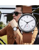    Men Sport Watches Men's Quartz Clock Man Army Military Leather Wrist Watch Relogio Masculino Watch