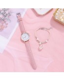  Luminous Watch For Women Casual Simple Leather Ladies Watch Small Dial Quartz Dress Bracelet Wristwatches Reloj Mujer