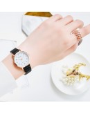  Women Watches Simple Vintage Small Dial Watch Sweet Magnet Mesh Strap Sports Rose Gold Wrist Clock Gift reloj mujer