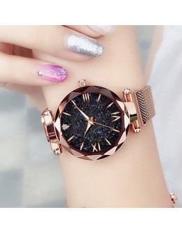  Women Watches Magnetic Starry Sky Female Clock Quartz Wristwatch  Ladies Wrist Watch Reloj Mujer Relogio Feminino