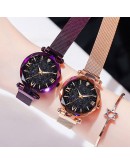  Women Watches Magnetic Starry Sky Female Clock Quartz Wristwatch  Ladies Wrist Watch Reloj Mujer Relogio Feminino