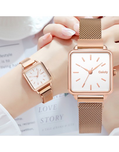 Gaiety  Watch For Women Simple Square Magnetic Bracelet Ladies Watches Quartz Wristwatch Female Clock Reloj Dropshipping