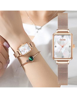 Gaiety  Watch For Women  Unique Design Pattern Dial Ladies Watch Rose Gold Quartz Clock Women Watch zegarek damski