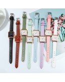 Gaiety  Women Watch Simple Square Leather Band Bracelet Ladies Watches Quartz Wristwatch Female Black Clock Dropshipping