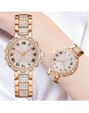  Women Steel Rhinestone Watch  Diamond Crystal Gold Watches Women Quartz Ladies Wristwatches Gifts Dropshipping