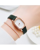  Watch Women  Casual Leather Belt Watches Simple Ladies' Small Dial Quartz Clock Dress Wristwatches Reloj mujer