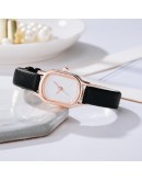  Watch Women  Casual Leather Belt Watches Simple Ladies' Small Dial Quartz Clock Dress Wristwatches Reloj mujer