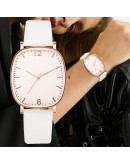  Tonneau Classical  Women Rose Gold Quartz Watches Exquisite Ladies Dress Wristwatch Female Watch relogio feminino