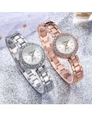 2pcs  Set Watch Lvpai  Women Watches Rose Gold Diamond Bracelet Watch  Jewelry Ladies Quartz Watch Dropshipping