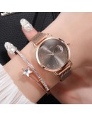  Ladies Watch Moon Stars Pattern Magnetic Women's  Watches Simple Arabic Numerals Dial Quartz Clock Montre Femme