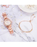 Diamond Women   Watch  Rhinestone Elegant Ladies Watches Rose Gold Clock Wrist Watches For Women relogio feminino