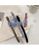  Women Quartz Watches Canvas Watchband Casual Ladies Watches Cartoon Dial Female Wristwatches Bracelet Set montre femme