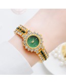 Diamond Women Watch  Rhinestone Elegant Ladies Watches Rose Gold Bracelet Clock Wrist Watches For Women Relogio Feminino