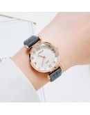  Watch For Women Casual Leather Belt Watches Simple Ladies'  Big Dial Sport Quartz Clock Dress Wristwatches Reloj Mujer