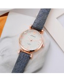  Watch For Women Casual Leather Belt Watches Simple Ladies'  Big Dial Sport Quartz Clock Dress Wristwatches Reloj Mujer