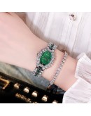  Watch For Women Ladies Watch Bracelet Square Watch Full Diamond Ladies Wrist Watch  Casual Starry Sky Clock